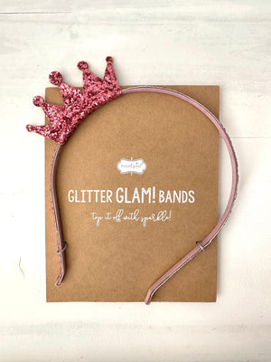 Mud Pie Pink Crown Headband