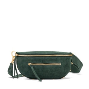Hammitt Charles Crossbody Medium - Green Room Suede