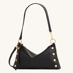 Hammitt Kyle - Black/Brushed Gold Red Zip