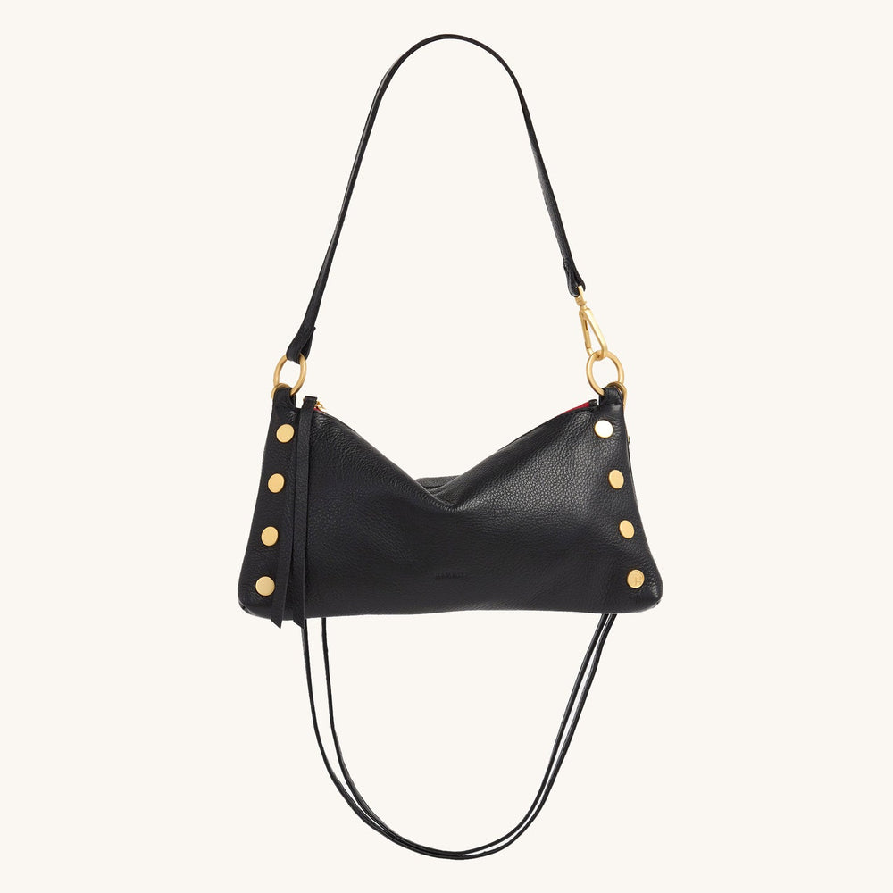 Hammitt Kyle - Black/Brushed Gold Red Zip