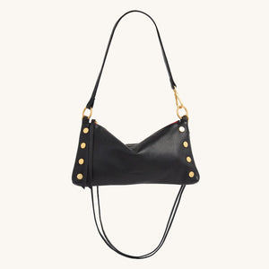 Hammitt Kyle - Black/Brushed Gold Red Zip