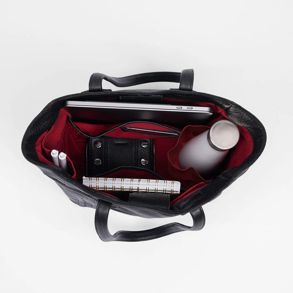 Hammitt Otis Tote - Black with Gunmetal
