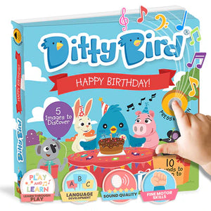 Ditty Bird Happy Birthday Interactive Book