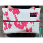 Makeup Junkie Medium Bag - Bonnie & Hide Hot Pink