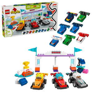 LEGO Duplo F1 Team Race Cars & Drivers 10445