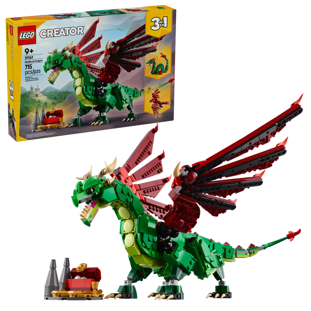 LEGO Creator 3in1 Medieval Dragon 31161