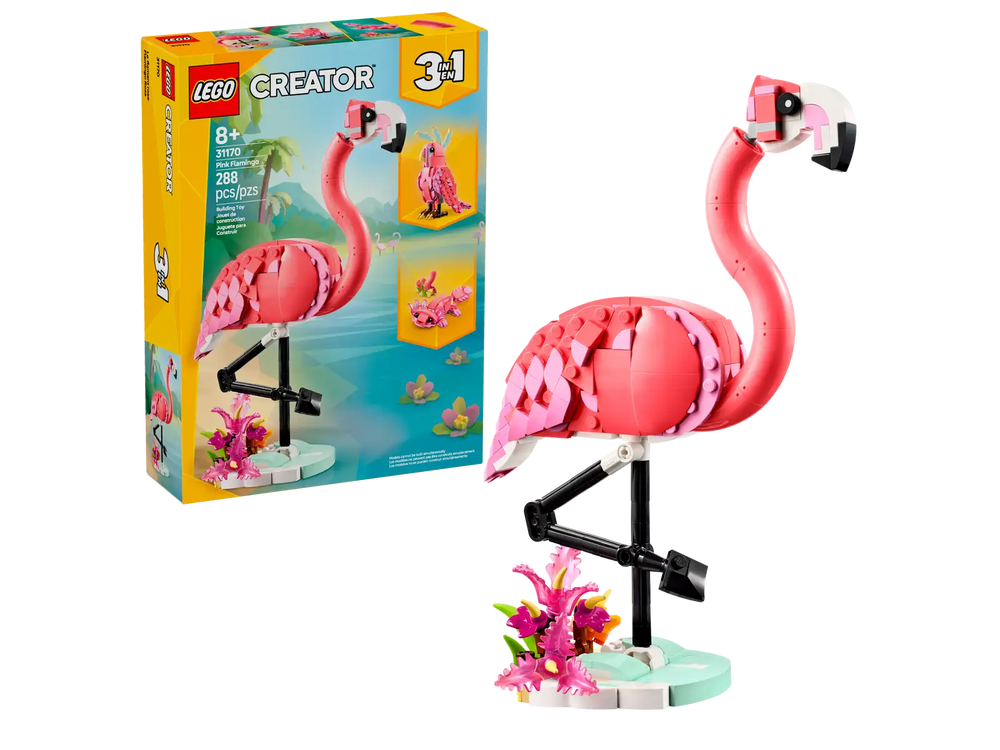 LEGO Creator 3in1 Wild Animals: Pink Flamingo 31170