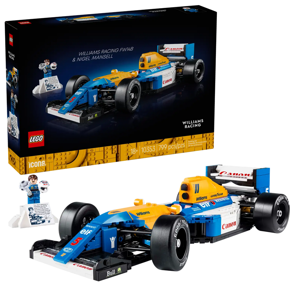 LEGO Icons F1 Williams Racing FW14B & Nigel Mansell 10353