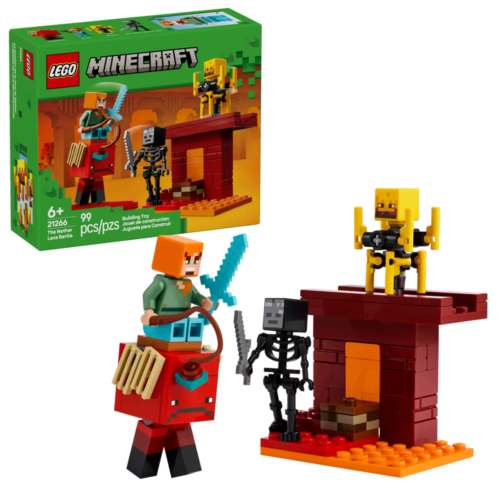 LEGO Minecraft The Nether Lava Battle 21266