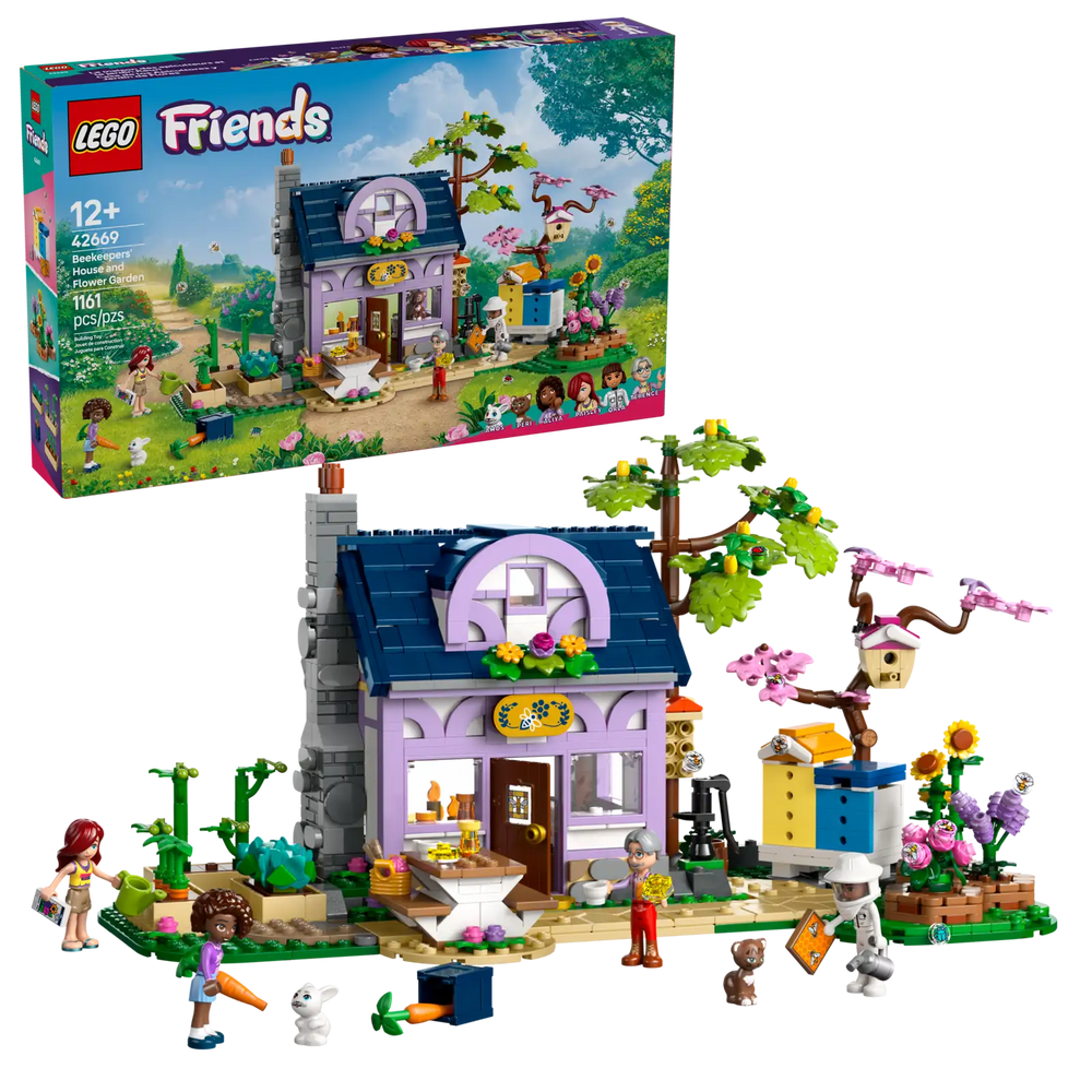 LEGO Friends Beekeepers’ House and Flower Garden 42669