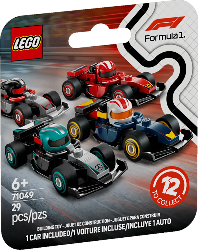 LEGO F1 Collectible Race Cars 71049
