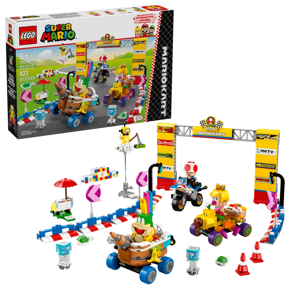 LEGO Super Mario: Mario Kart- Baby Peach & Grand Prix Set 72036