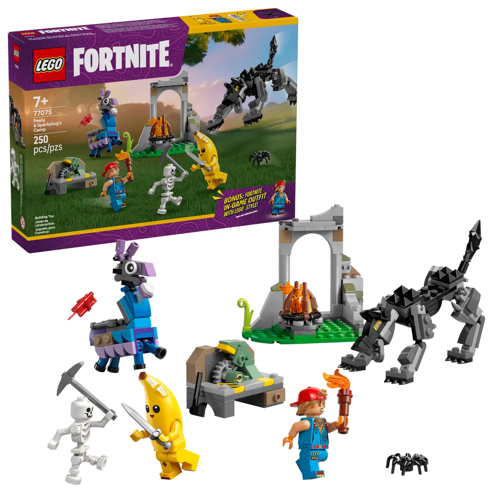LEGO Fortnite Peely & Sparkplug’s Camp 77075