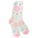 World's Softest Socks Cozy Collection Floral Heart Mom 74967
