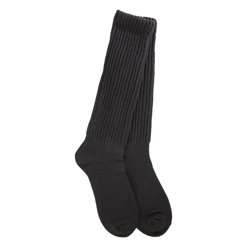 World's Softest Socks Weekend Collection Black 75128