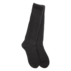 World's Softest Socks Weekend Collection Black 75128