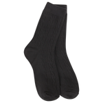 World's Softest Socks Weekend Collection Black 73616