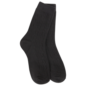 World's Softest Socks Weekend Collection Black 73616
