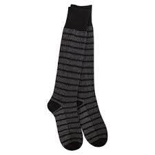 World's Softest Socks Weekend Collection Black Multi Knee Socks 74419