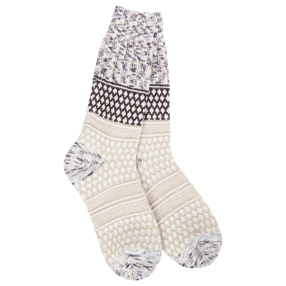 World's Softest Socks Weekend Collection Cookie Dough Multi 75640