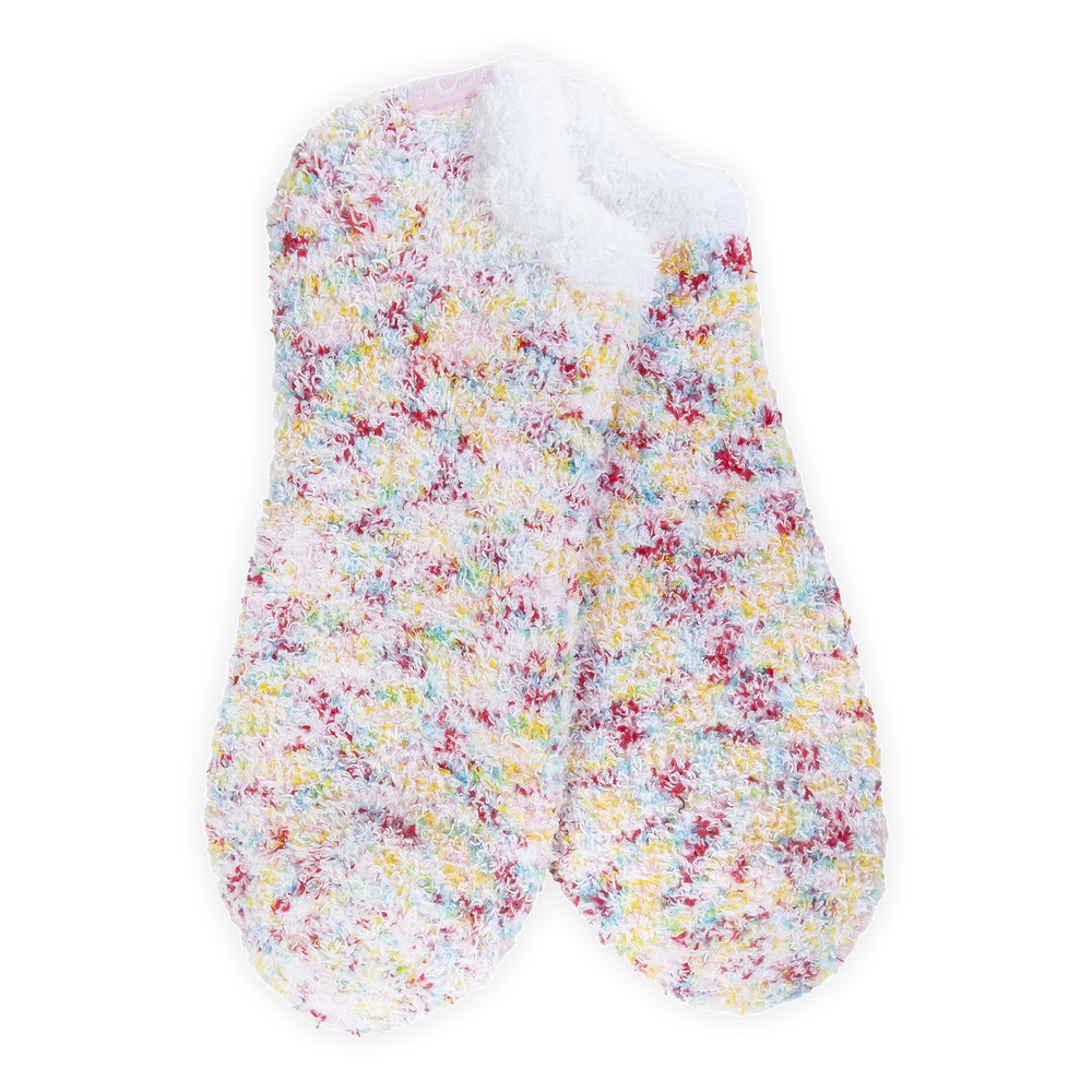 World's Softest Socks Cozy Collection Low Ankle Whimsical Confetti 75958