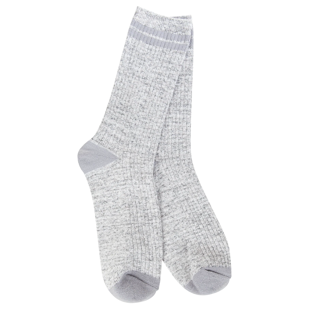 World's Softest Socks Weekend Collection Heather Grey 76433
