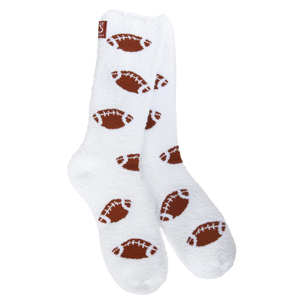 World's Softest Socks Cozy Collection Football 75964