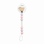 Mud Pie Wooden Pacy Clip with Silicone Beads