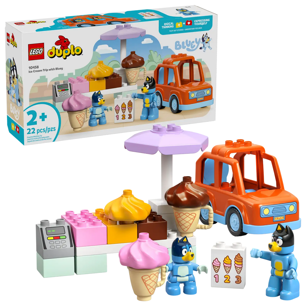 LEGO Duplo Ice Cream Trip with Bluey 10458