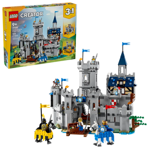 LEGO Creator 3in1 Medieval Horse Knight Castle 31168