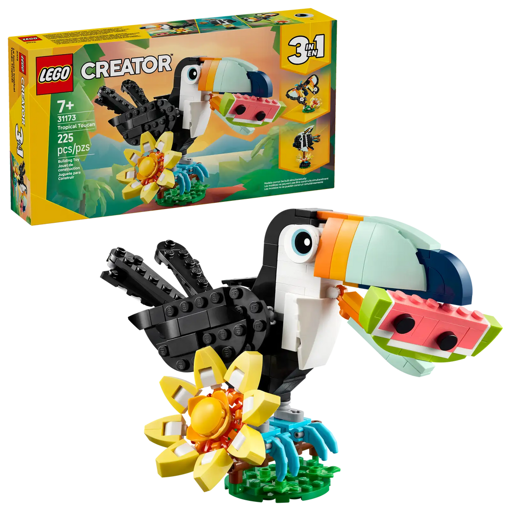 LEGO Creator 3in1 Wild Animals: Tropical Toucan 31173