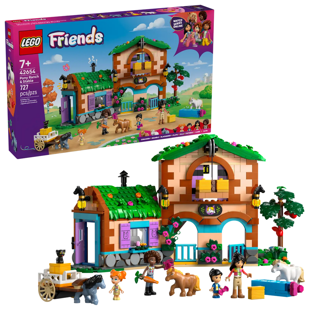 LEGO Friends Pony Ranch & Stable 42654