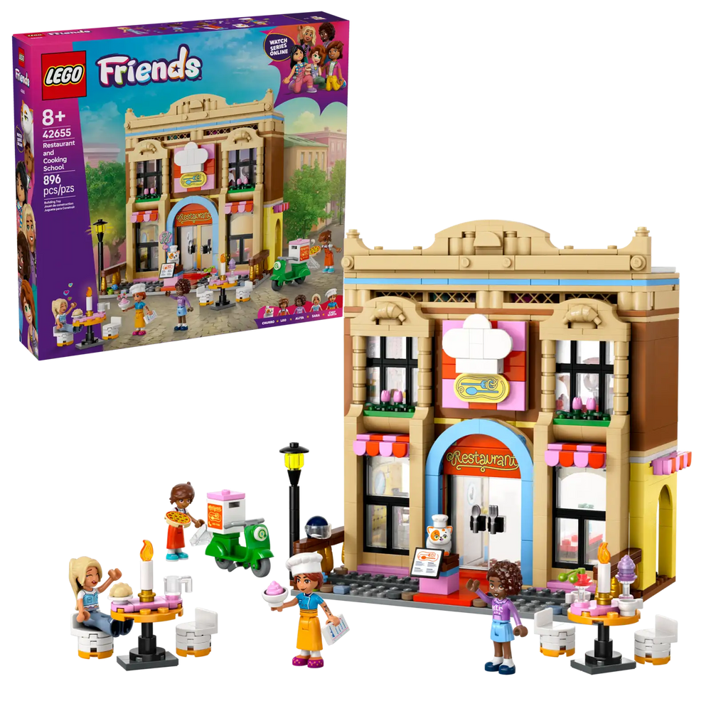 LEGO Friends Restaurant and Cooking School 42655