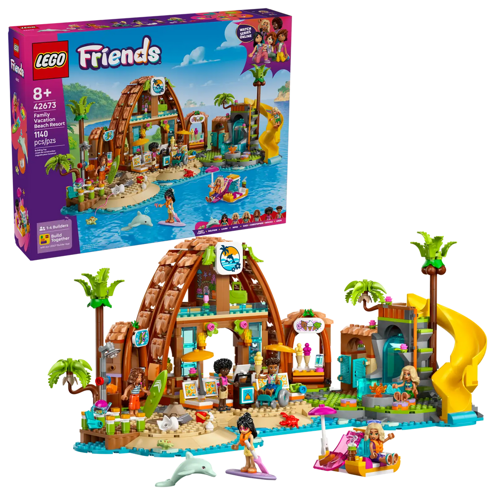 LEGO Friends Family Vacation Beach Resort 42673