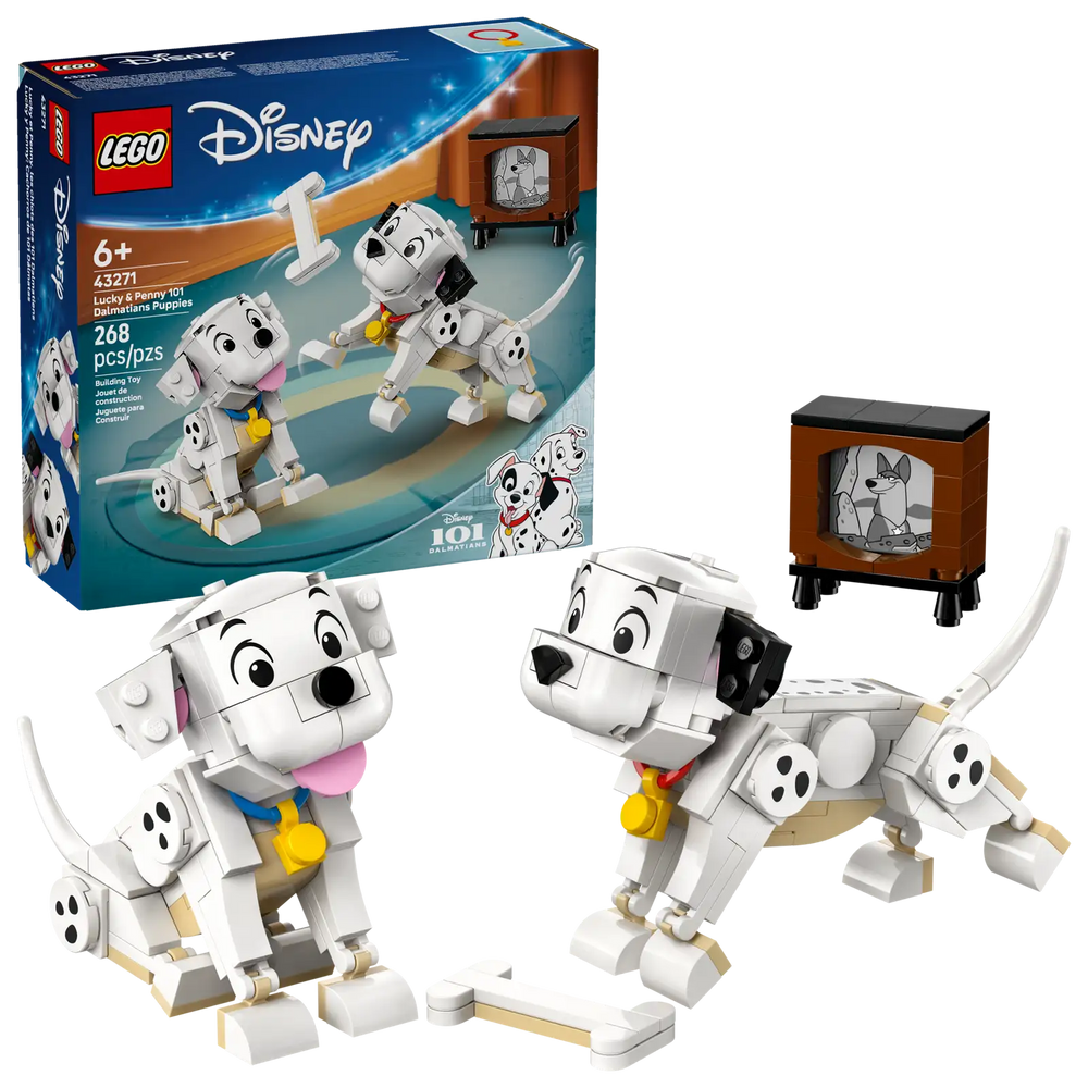 LEGO Disney Lucky & Penny 101 Dalmatians Puppies 43271