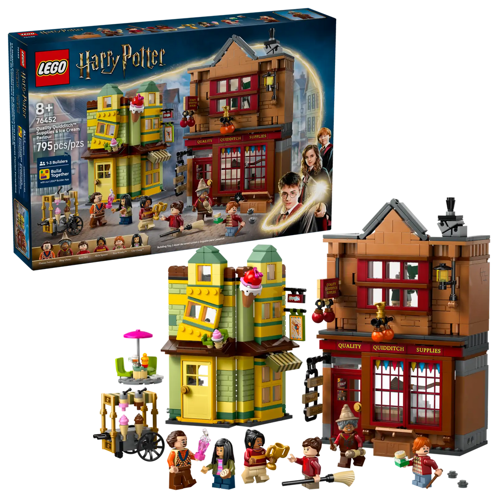 LEGO Harry Potter Quality Quidditch Supplies & Ice Cream Parlour 76452