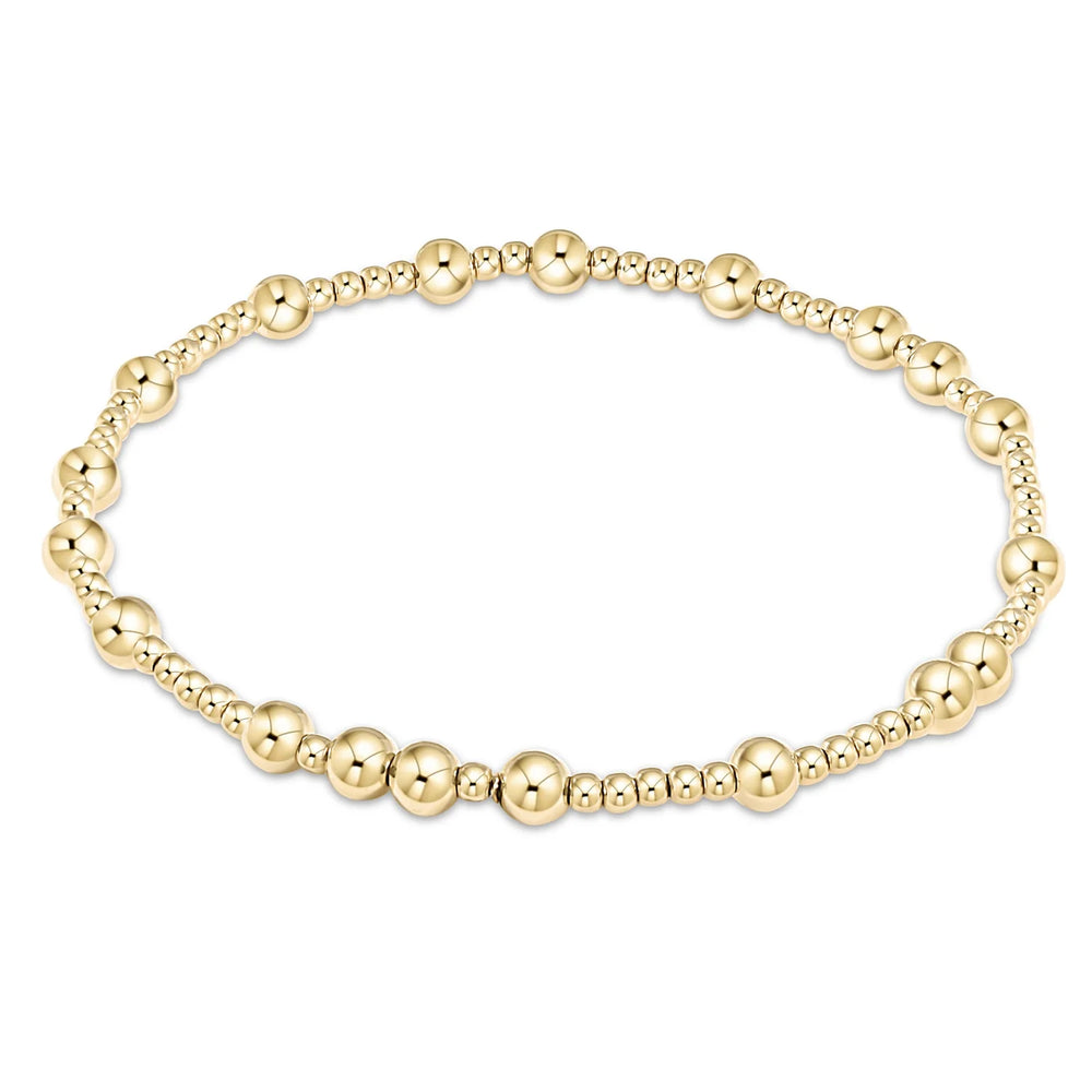 Enewton hope unwritten 4mm bead bracelet - gold BHOPUNWG4
