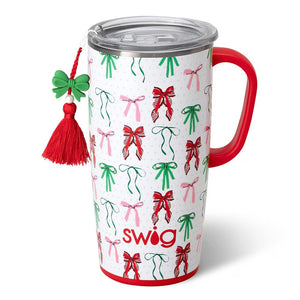 S102-M22-RB Swig 22oz Travel Mug Ribbons and Bows