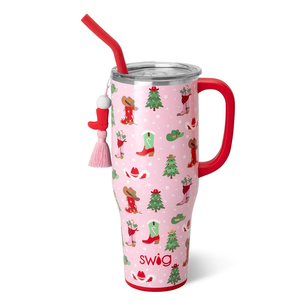 S102-M40-HY Swig 40oz Mega Mug Howdy Holidays