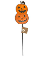 40030414P Pumpkin Small Halloween Stake