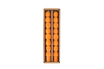 49800254D Orange Pumpkin Gather Taper Candle Set