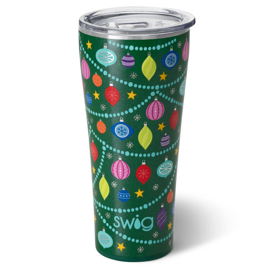 S102-C32-OC Swig 32oz Tumbler O Christmas Tree