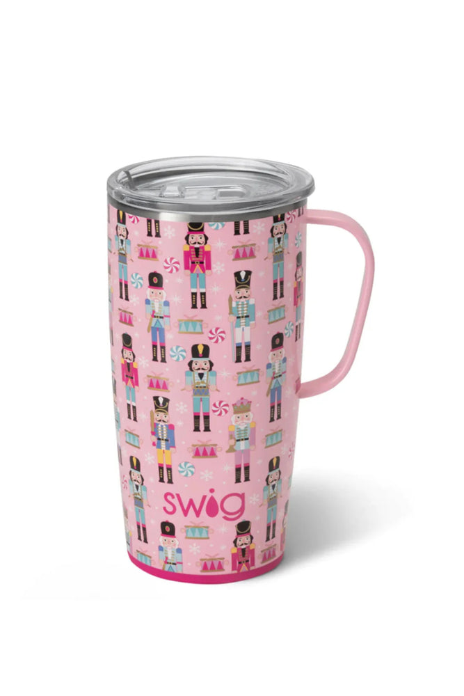 S102-M22-NK Swig 22oz Travel Mug Nutcracker (Pink)