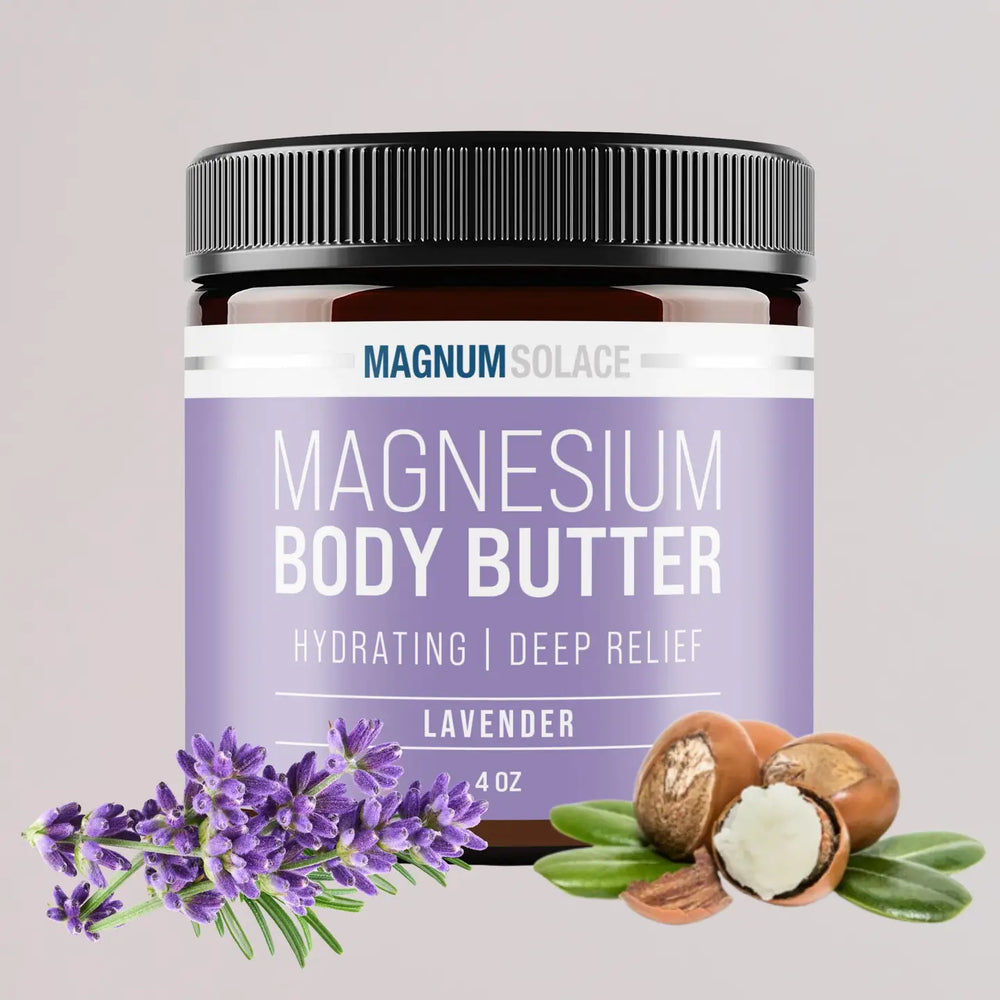 Magnum Solace 4oz Lavender Magnesium Body Butter