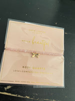 Katie Loxton Hello Beautiful Rose Quartz Bracelet KLJ4885