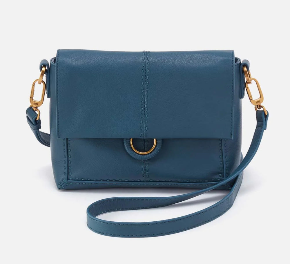 Hobo Austin Flap Crossbody Peacock Feather