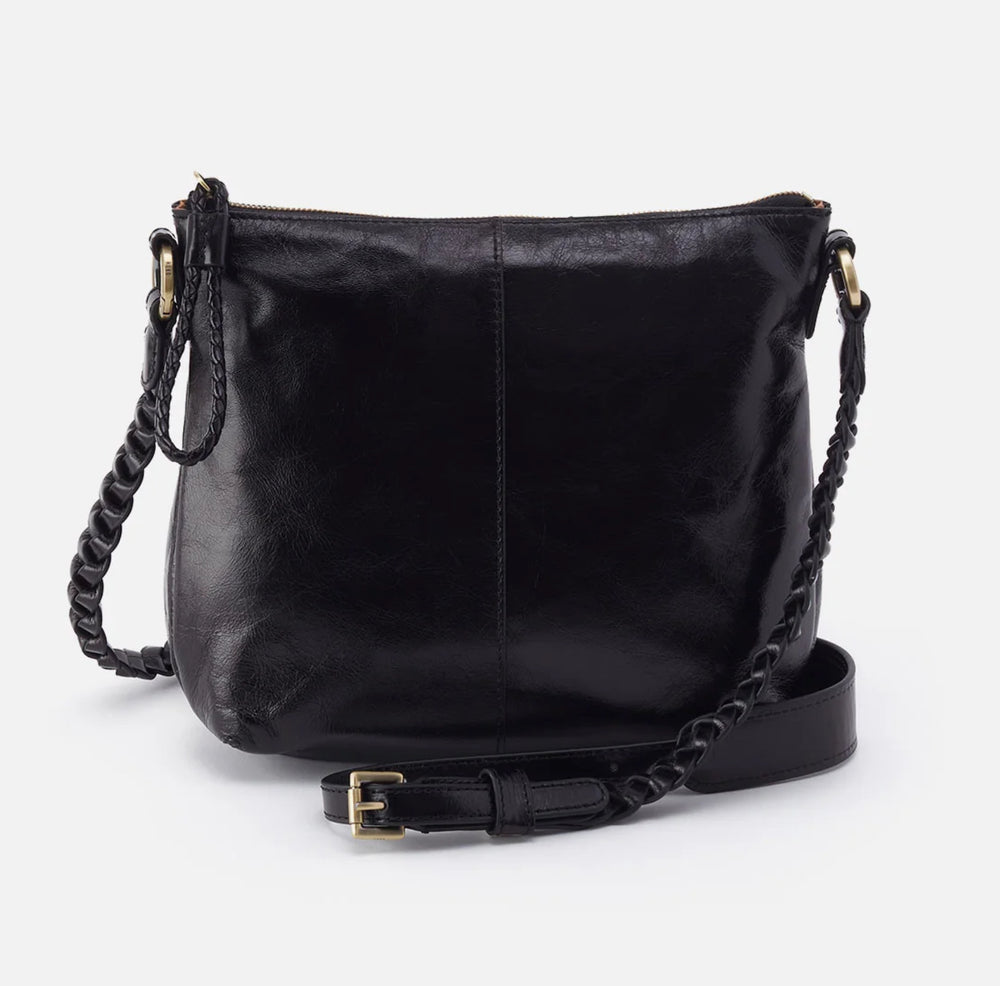 Hobo Lasso Medium Crossbody Black