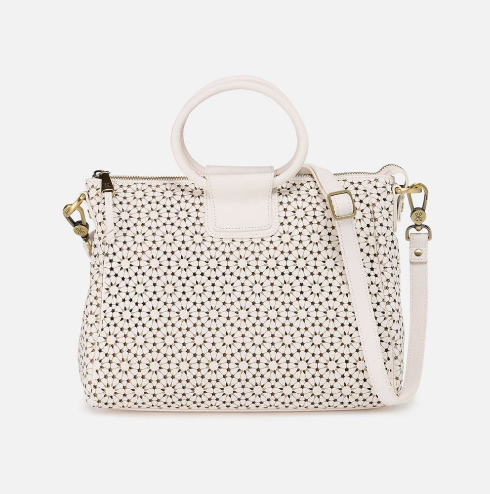 Hobo Sheila Medium Satchel Ecru