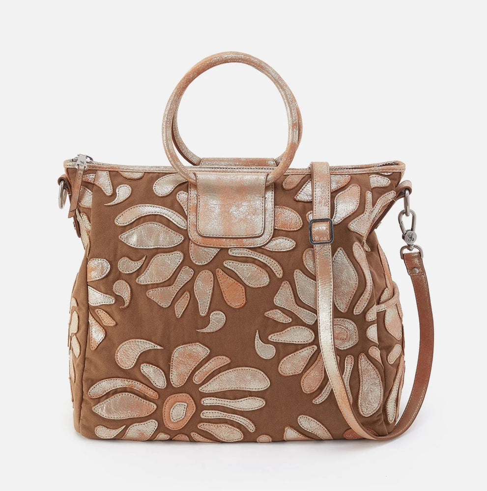 Hobo Sheila Large Satchel Saddle Stardust