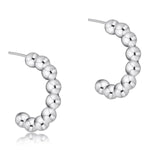 Enewton Beaded Classic 1” Post Hope 4mm Sterling Earrings